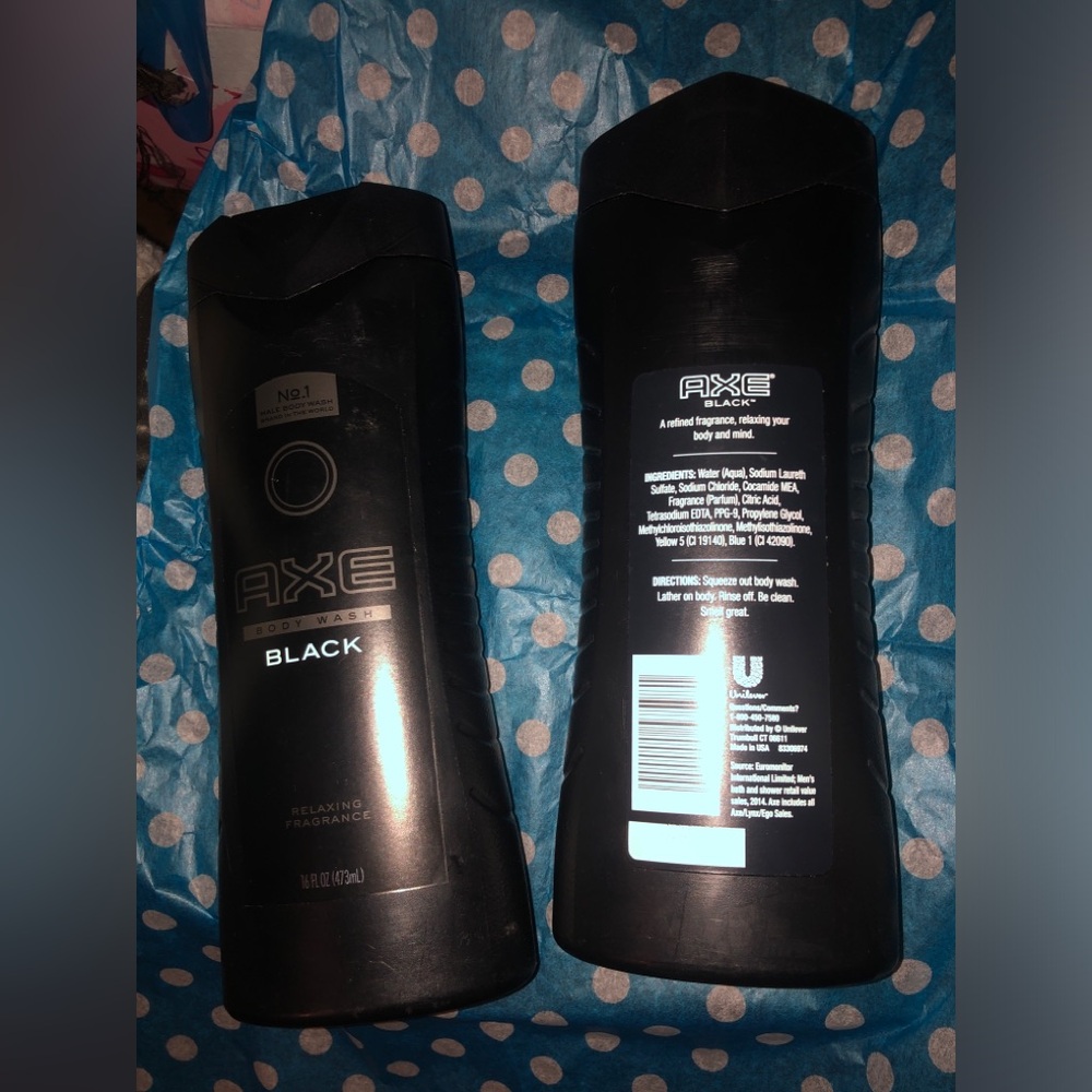 2x AXE BLACK Refreshing Fragrance Bodywash 16oz each - Picture 3 of 4